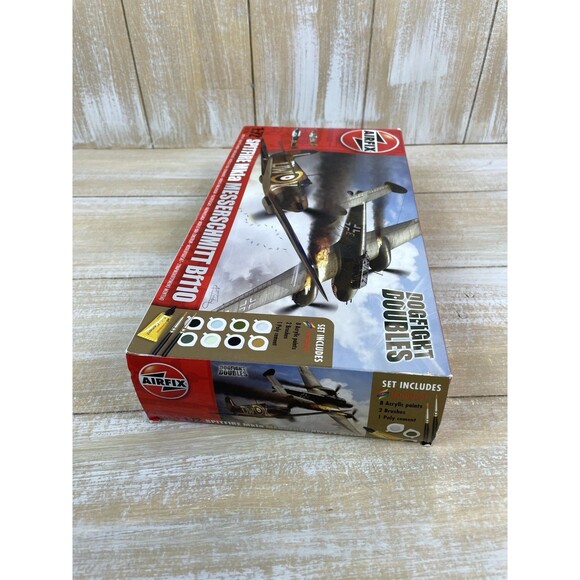 Airfix 1:72 Spitfire Mk.Ia Messerschmitt Bf110 Model Kit A50128 Dogfight Doubles - Picture 13 of 15